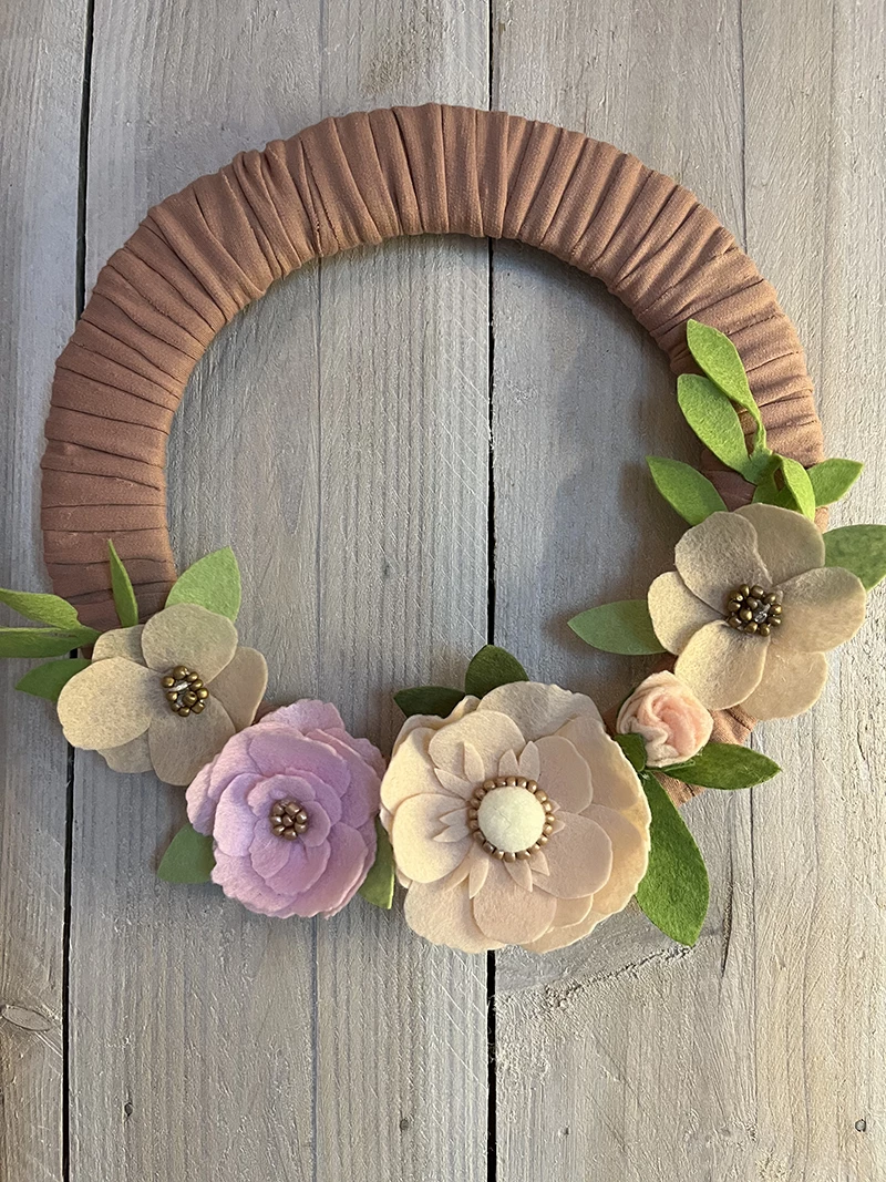 Couronne fleurie