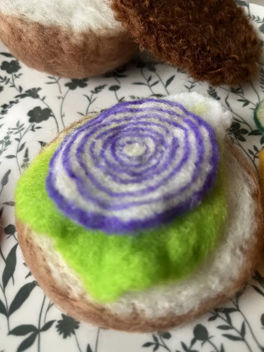 burger en feutre
